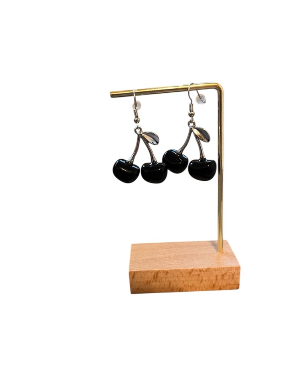 Black Cherry Dangle Earrings - Women Jewelry Earrings